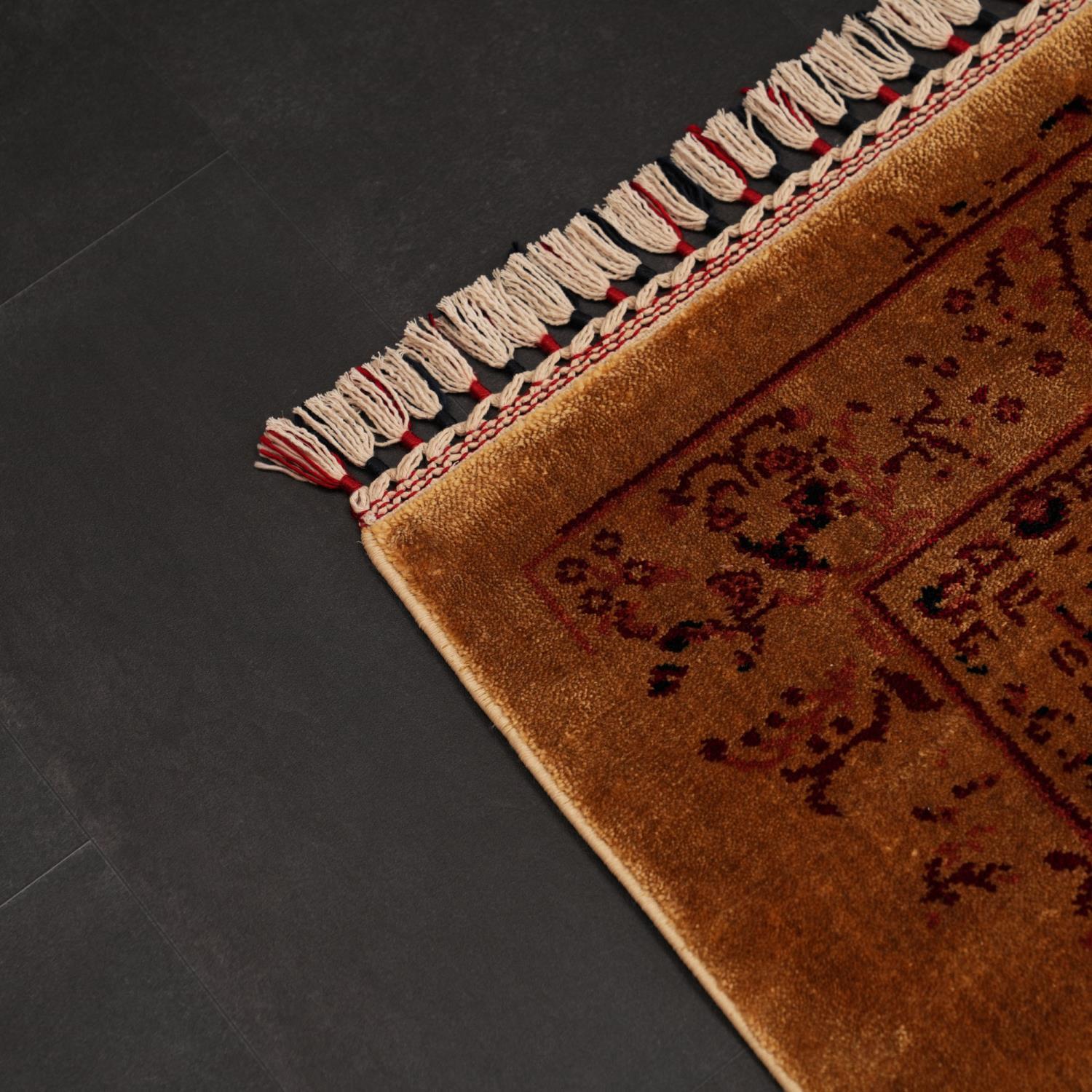 Zade Serisi Vintage Desenli Rengarenk Doğal Tezgah Dokuma Halı