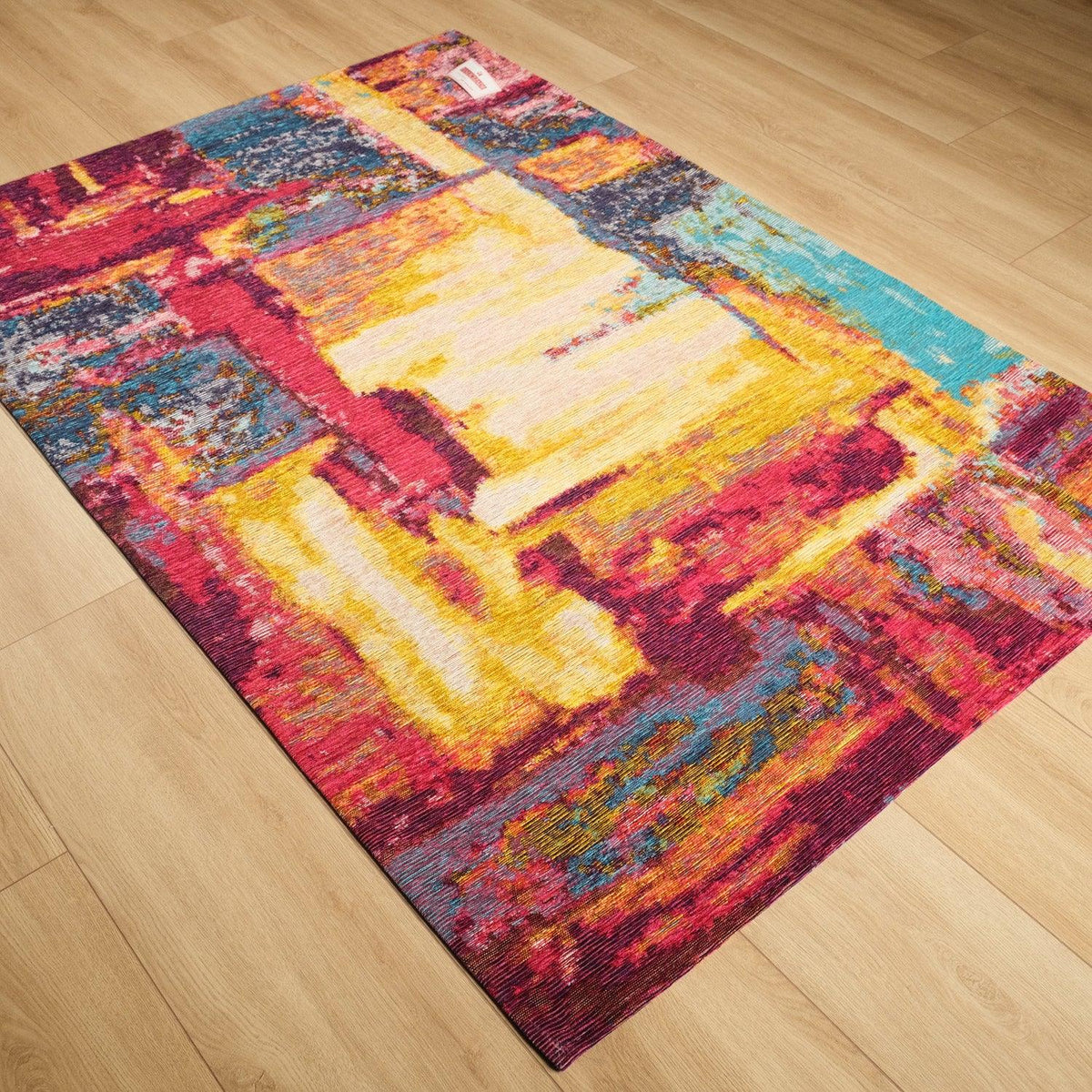 Eco Carpet Smart Abstract Patterned Machine Woven Carpet