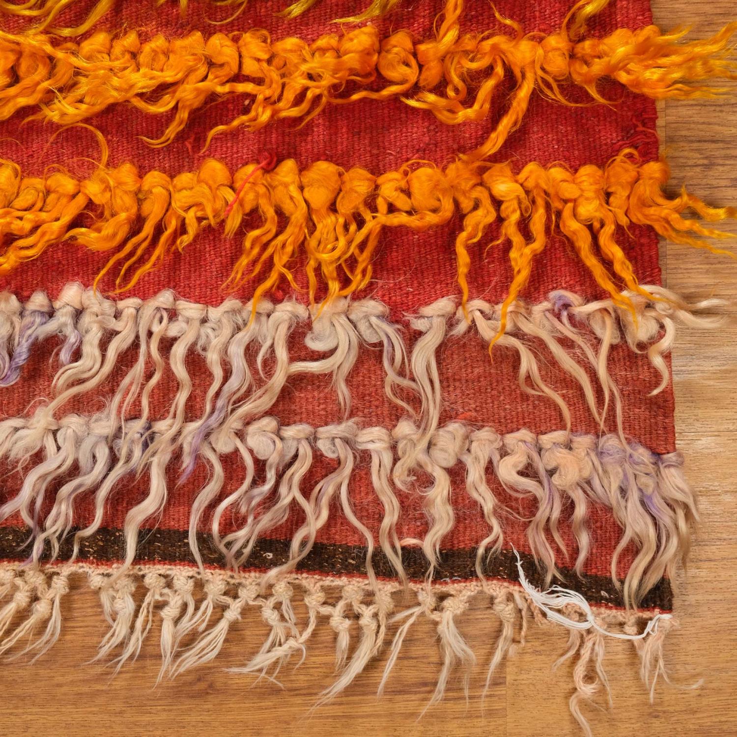 Anadolu Desenli El Dokuma Sandık Eskisi Tülü Koridor Kilim — el dokuma kilim