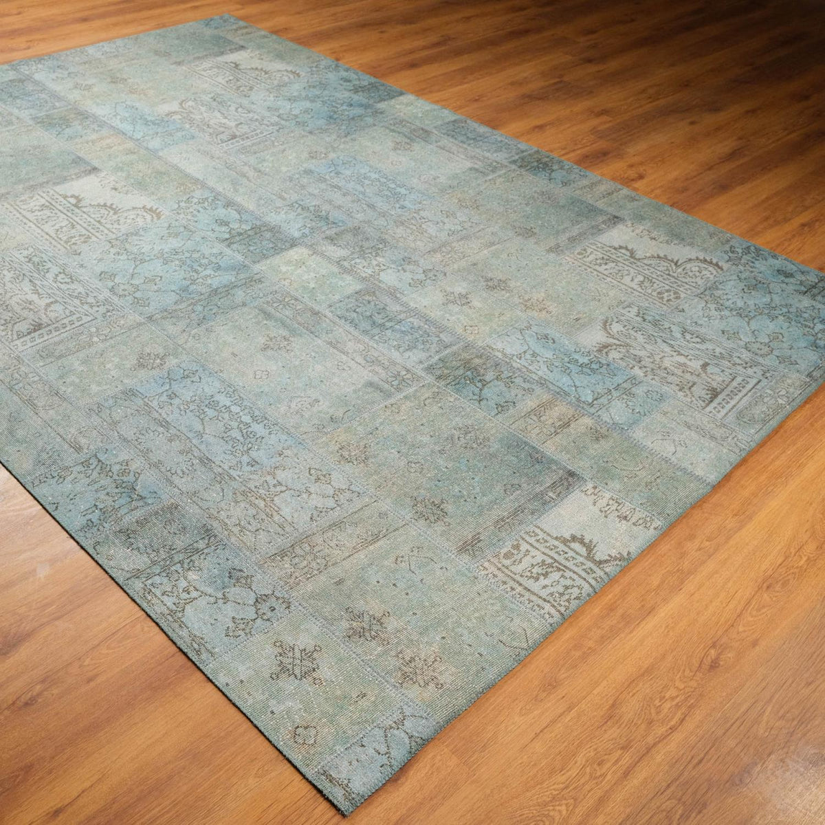 Patchwork Patterned Digital Printed Carpet