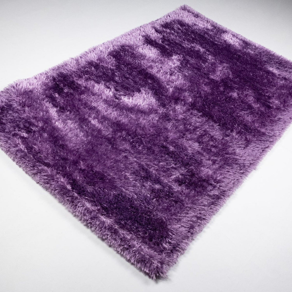 Shaggy Series Simple Patterned Hand-Woven Carpet