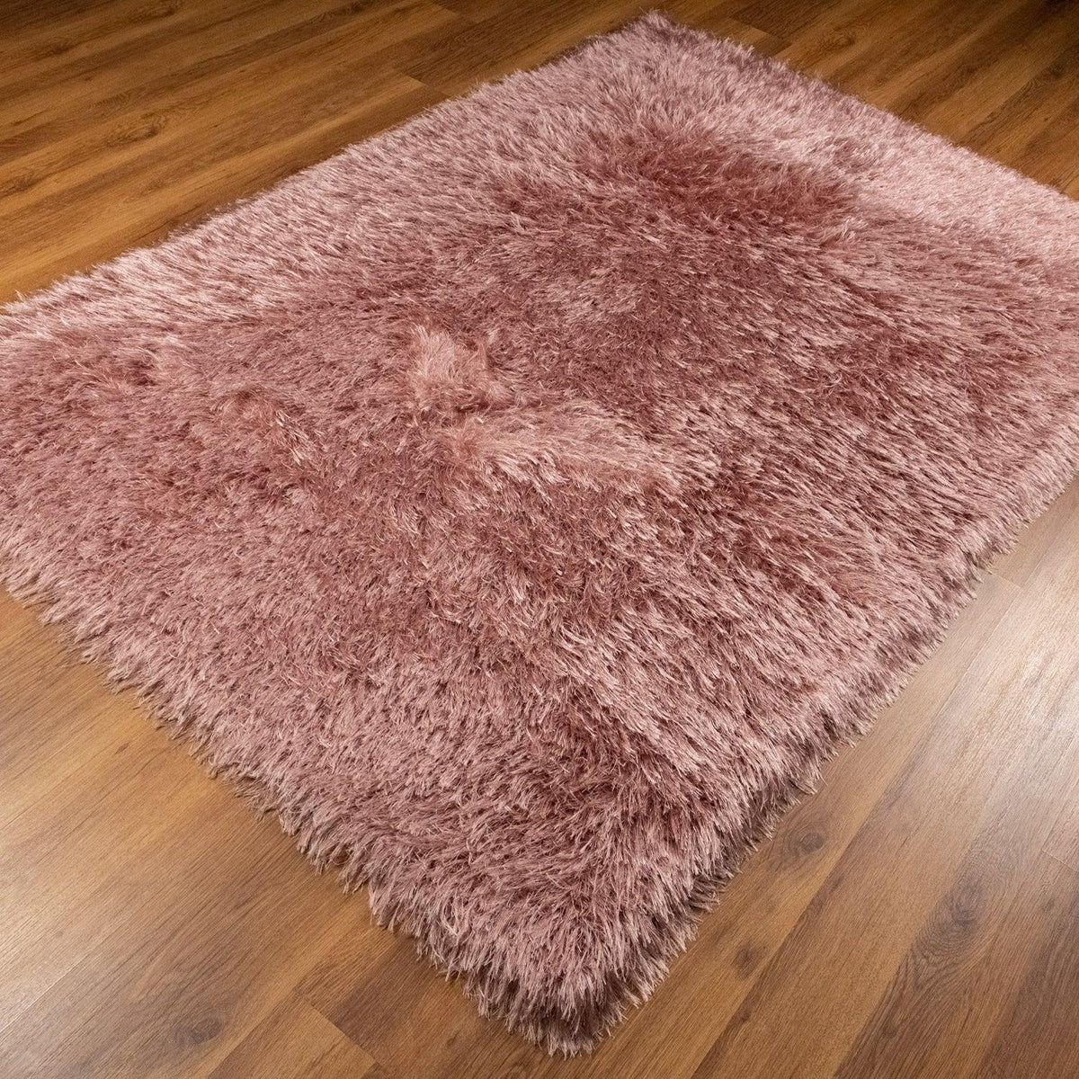 Shaggy Series Simple Patterned Hand-Woven Carpet